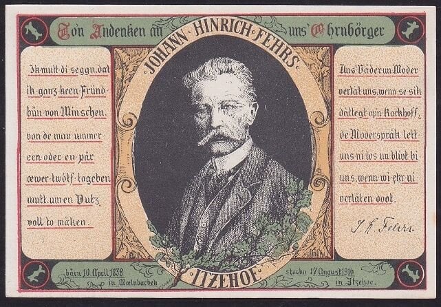 Almanya 100 Pfennig Notgeld 1921 Çil Filigranlı