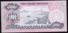 6.Emisyon 3.Tertip 1000 Lira F71 453171 Çilaltı