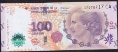 Arjantin 100 Pesos 2012 Çil Pick 358b ( 17070717 )