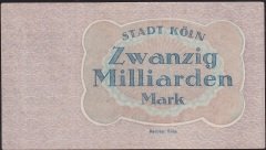 Almanya 20 Milyar Mark 1923 Ççt Çilaltı