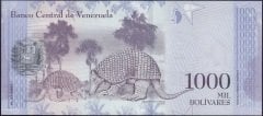 Venezuela 1000 Bolivares 2017 Çil Pick 95b