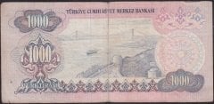 6.Emisyon 2.Tertip 1000 Lira D03 949751 Temiz