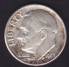 AMERİKA 1 DIME 1963 GÜMÜŞ
