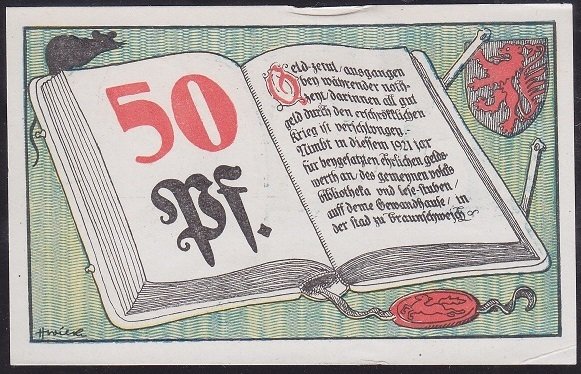 ALMANYA 50 PFENNİNG 1921 ÇİLALTI ÇİL