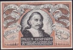 Almanya 100 Pfennig Notgeld 1920 Çil