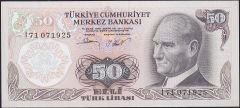 6.Emisyon 2.Tertip 50 Lira I71 071925 Çil