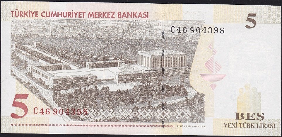 8.Emisyon 5 YTL C46 904398 Çilaltı Çil