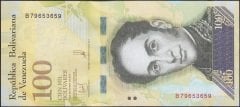 Venezuela 100.000 Bolivares 2017 Çil Pick100