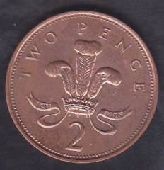 İNGİLTERE 2 PENCE 2000