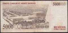 7.Emisyon 5 000 000 Lira G71 674498 Çok Temiz
