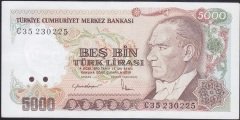 7.EMİSYON 2.TERTİP 5000 LİRA C35 230225 ÇİLALTI ÇİL