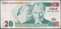 8.Emisyon 20 YTL B46 485637 Çok Temiz