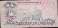 6.Emisyon 2.Tertip 1000 Lira D02 266612 Çok Temiz