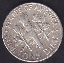 AMERİKA 1 DIME 1964 GÜMÜŞ