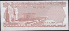 6.Emisyon 4.Tertip 20 Lira I52 075305 Çok Çok Temiz+