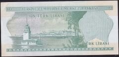 6.Emisyon 1.Tertip 10 Lira E30 373912 Çok Temiz+