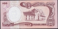 Kolombiya 100 Pesos 1989 Çil Pick 426d