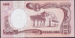 Kolombiya 100 Pesos 1989 Çil Pick 426d