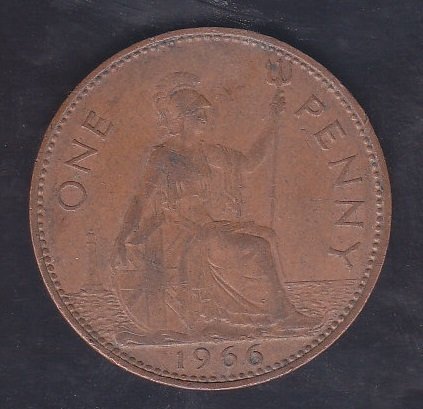 İNGİLTERE 1 PENNY 1966