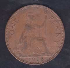 İNGİLTERE 1 PENNY 1966