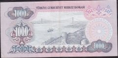 6.Emisyon 2.Tertip 1000 Lira C75 332870 Çok Temiz +