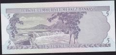 6.Emisyon 1.Tertip 5 Lira D87 409403 Çilaltı Çil