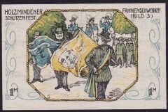 Almanya 1 Mark Notgeld 1922 Çil Filigranlı