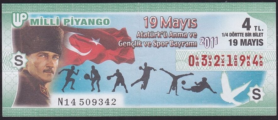 2011 19 Mayıs Çeyrek Bilet - S Serisi