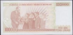 7.Emisyon 3.Tertip 100000 Lira J48 320994 Çilaltı Çil