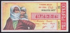 1977 9 MAYIS YARIM BİLET