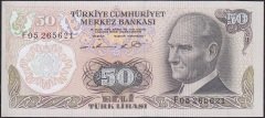 6.Emisyon 1.Tertip 50 Lira F05 265621 Çil