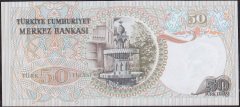 6.Emisyon 1.Tertip 50 Lira F05 265621 Çil