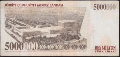 7.Emisyon 5 000 000 Lira G69 614174 Çok Temiz