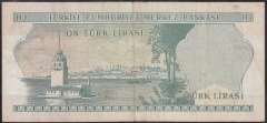 6.EMİSYON 1.TERTİP 10 LİRA C21 028438 ÇOK TEMİZ +