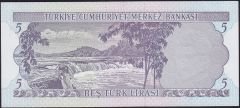 6.Emisyon 1.Tertip 5 Lira D37 450080 Çil