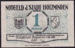 Almanya 1 Mark Notgeld 1922 Çil Filigranlı