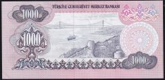 6.Emisyon 3.Tertip 1000 Lira F83 986328 Çilaltı