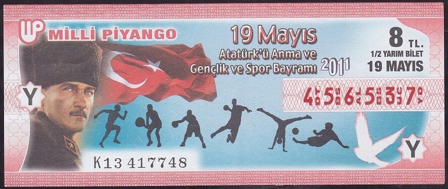 2011 19 Mayıs Yarım Bilet - Y Serisi