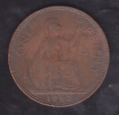 İNGİLTERE 1 PENNY 1962