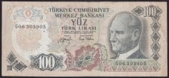 6.EMİSYON 2.TERTİP 100 LİRA G06 303905 ÇOK TEMİZ