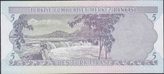 6.Emisyon 1.Tertip 5 Lira E75 453583 Çil