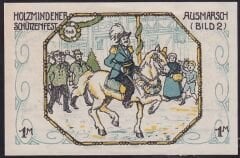 Almanya 1 Mark Notgeld 1922 Çilaltı Çil Filigranlı