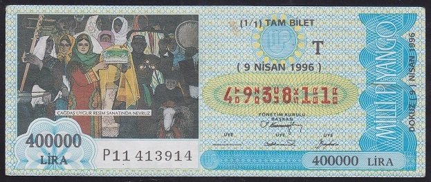 1996 9 NİSAN TAM BİLET