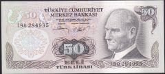 6.Emisyon 2.Tertip 50 Lira I80 284995 Çil