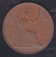 İNGİLTERE 1 PENNY 1949