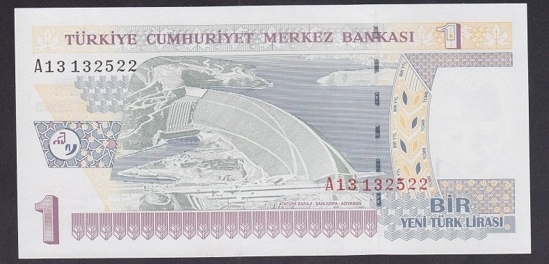 8.EMİSYON 1 YTL A13 132522 ÇİL