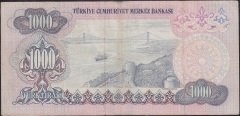 6.Emisyon 1.Tertip 1000 Lira C18 295377 Çok Temiz