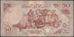 SOMALİ 50 ŞİLİN 1989 ÇOK TEMİZ
