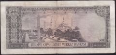 5.Emisyon 2.Tertip 500 Lira L18 04888 Çok Temiz