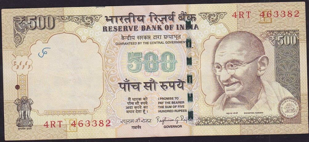 Hindistan 500 Rupees 2014 Çok Temiz+